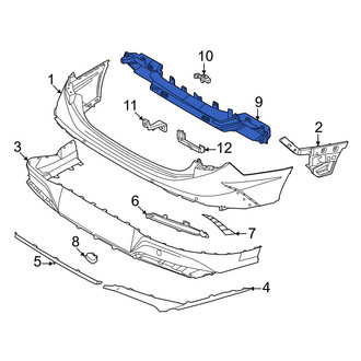 Hyundai OE - Rear Bumper Impact Bar
