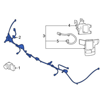 Hyundai OE - Rear Parking Aid System Wiring Harness