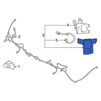 Hyundai OE - Rear Left Blind Spot Detection System Warning Sensor
