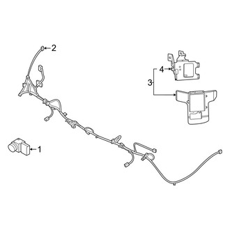 Hyundai OE - Rear Bumper - Electrical Components