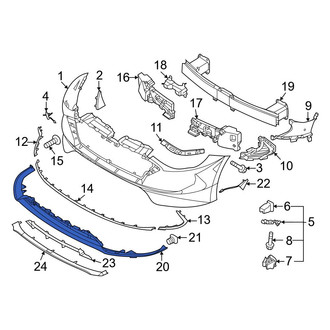 Hyundai OE - Front Lower Bumper Cover