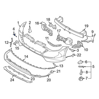 Hyundai OE - Front Tow Eye Cap
