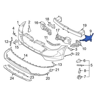 Hyundai OE - Front Right Brake Air Duct