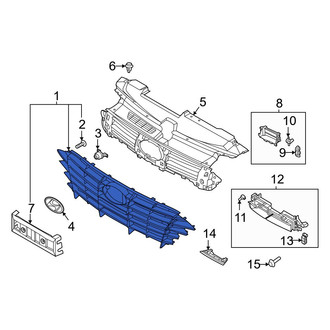 Hyundai OE - Front Upper Grille