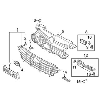 Hyundai OE - Front Bumper & Grille - Grille & Components