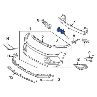 Hyundai OE - Front Bumper Cover Reinforcement