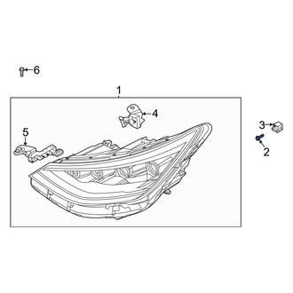 Hyundai OE - Front Headlight Mounting Bolt