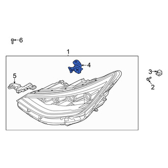 Hyundai OE - Left Upper Headlight Bracket