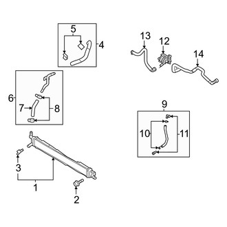 Hyundai OE - Inverter Cooling Components (2.0L)