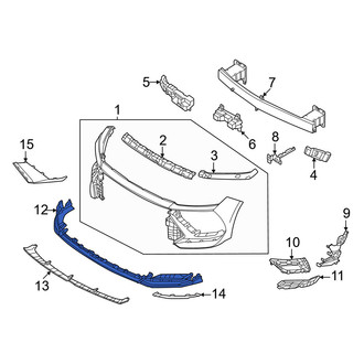Hyundai OE - Front Lower Bumper Cover