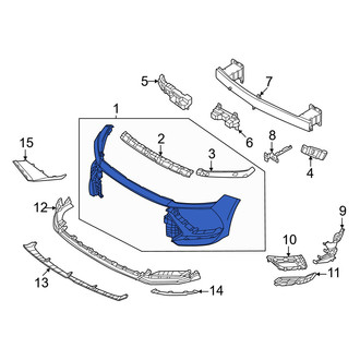 Hyundai OE - Front Upper Bumper Cover