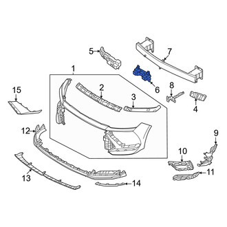Hyundai OE - Front Bumper Cover Reinforcement
