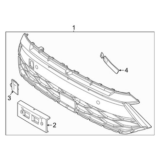 Hyundai OE - Front Bumper & Grille - Grille & Components (N Line)
