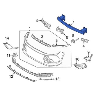 Hyundai OE - Front Bumper Impact Bar