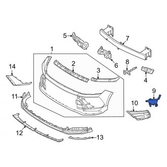 Hyundai OE - Front Left Brake Air Duct