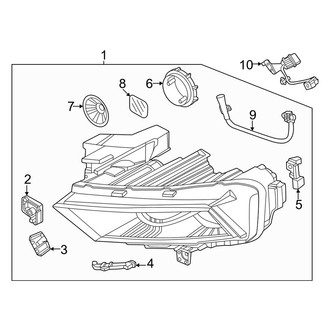 Hyundai OE - Front Lamps - Headlamp Components