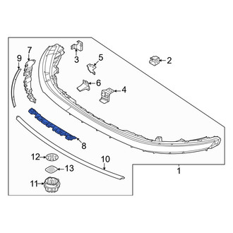 Hyundai OE - Left Lower Inner Daytime Running Light Bracket