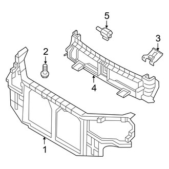 Hyundai OE - Radiator Support (FULL HYBRID EV-GAS (FHEV))