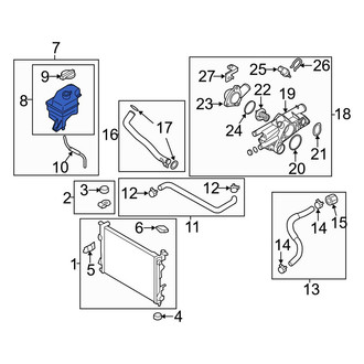 Hyundai OE - Engine Coolant Reservoir