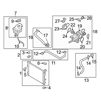 Hyundai OE - Cooling - Radiator & Components