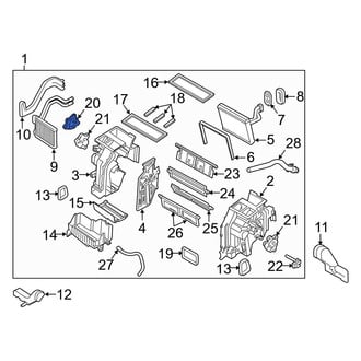 Hyundai OE - HVAC Air Inlet Door Actuator