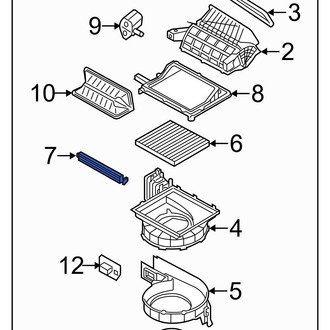 Hyundai OE - Cabin Air Filter Cover