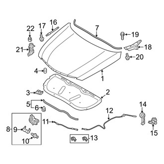 Hyundai OE - Hood & Components