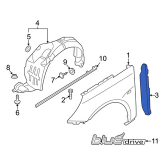 Hyundai OE - Left Fender Insulator