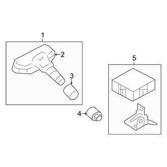 Hyundai OE - Electrical - Tire Pressure Monitor Components (Hybrid)