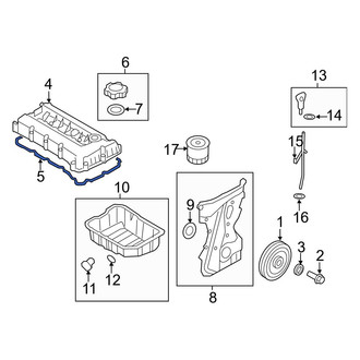 Hyundai OE - Engine Valve Cover Gasket