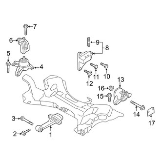 Hyundai OE - Engine / Transaxle - Engine & Transmission Mounting (FULL HYBRID EV-GAS (FHEV))