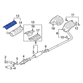 Hyundai OE - Exhaust Heat Shield