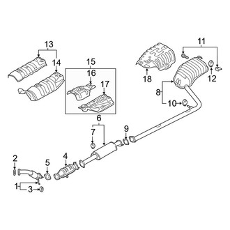Hyundai OE - Exhaust System - Exhaust Components (Hybrid)
