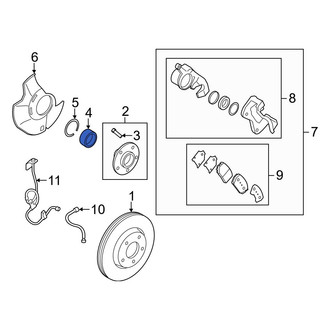 Hyundai OE - Front Wheel Bearing