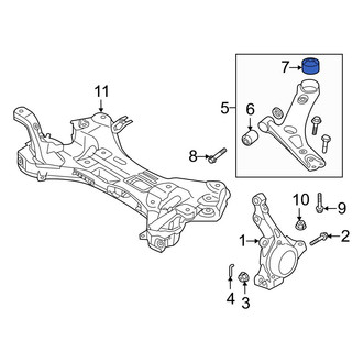 Hyundai OE - Rear Suspension Lateral Arm Bushing