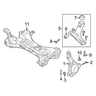 Hyundai OE - Front Suspension - Suspension Components (FULL HYBRID EV-GAS (FHEV))