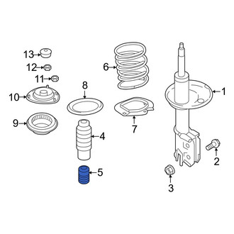 Hyundai OE - Front Suspension Strut Bumper