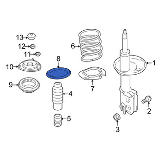 Hyundai OE - Front Lower Coil Spring Insulator