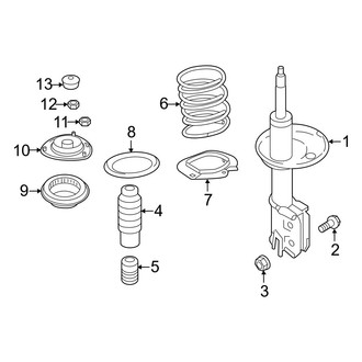 Hyundai OE - Front Suspension - Struts & Components (FULL HYBRID EV-GAS (FHEV))