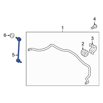 Hyundai OE - Front Suspension Stabilizer Bar Link