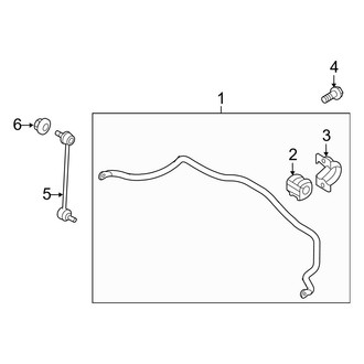Hyundai OE - Front Suspension - Stabilizer Bar & Components (FULL HYBRID EV-GAS (FHEV))