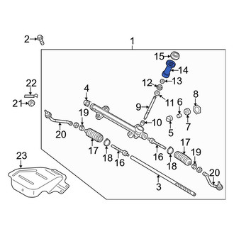 Hyundai OE - Rack and Pinion Bellows