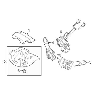 Hyundai OE - Steering Column - Shroud, Switches & Levers (FULL HYBRID EV-GAS (FHEV))