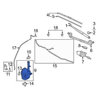 Hyundai OE - Washer Fluid Reservoir