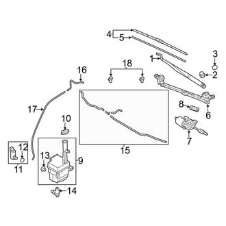Hyundai OE - Windshield - Wiper & Washer Components