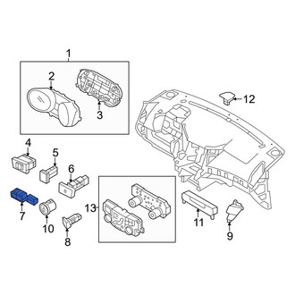 Hyundai OE - Trunk Lid Release Switch