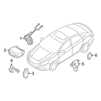 Hyundai OE - Restraint Systems - Air Bag Components (Modules & Sensors), (FULL HYBRID EV-GAS (FHEV))