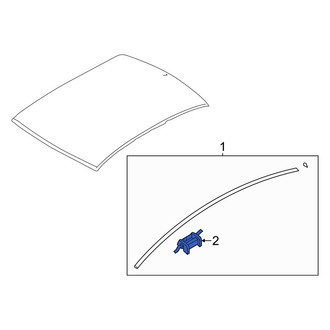 Hyundai OE - Center Roof Molding Clip