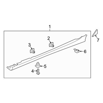 Hyundai OE - Pillars, Rocker & Floor - Exterior Trim (FULL HYBRID EV-GAS (FHEV))