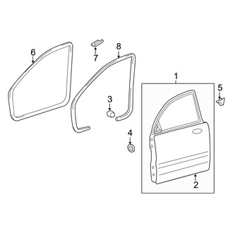 Hyundai OE - Front Door - Door & Components (Hybrid / Hybrid Premium)